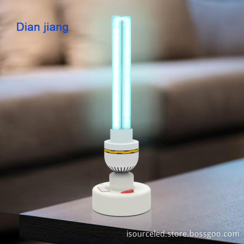 Two Tube 360 Degree Disinfection Ozone UV Lamp